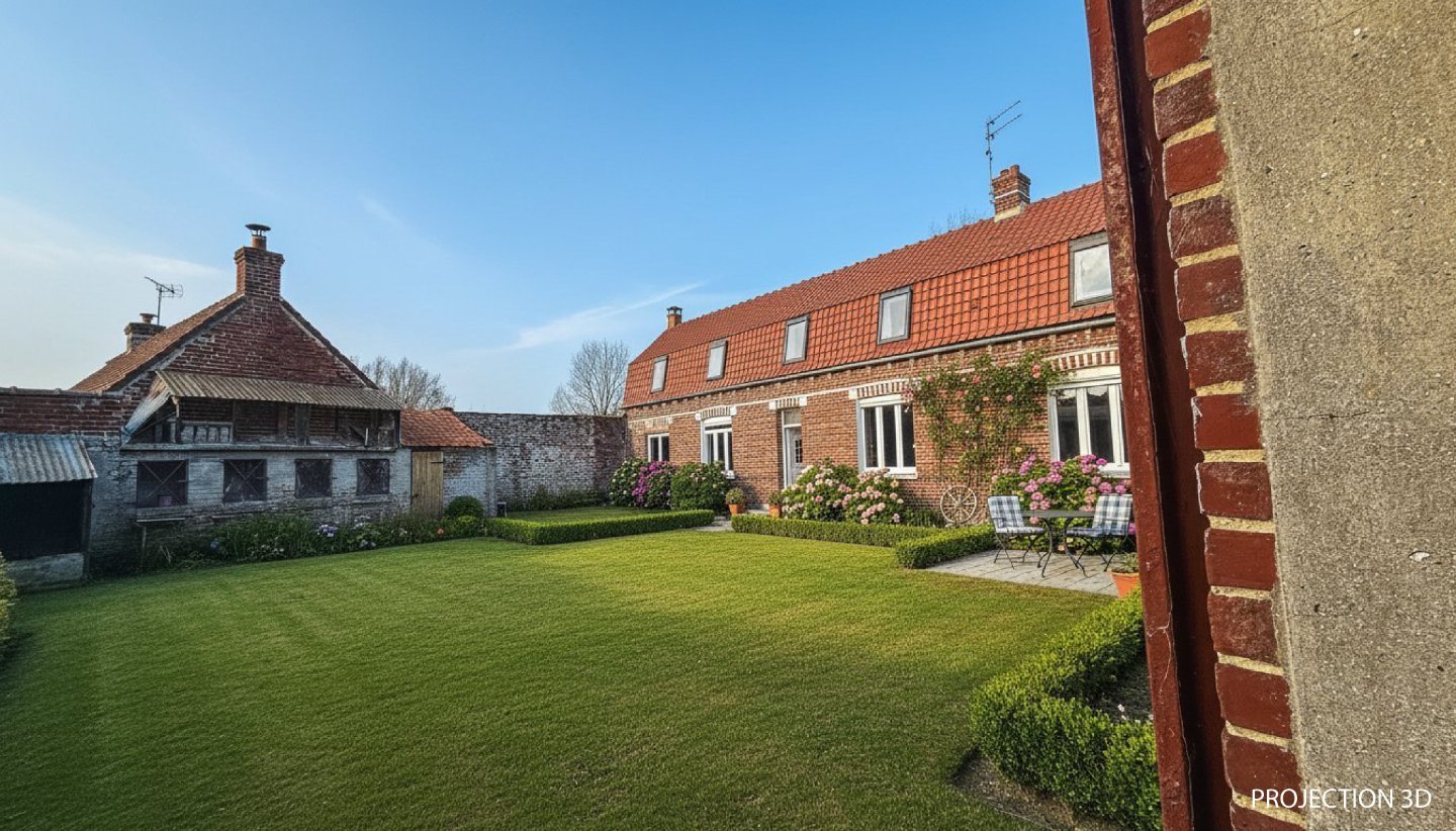 Ancien corps de ferme A VENDRE - HEURINGHEM - 149 m2 - 183750€